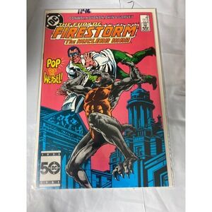 DC Comics The Fury of Firestorm The Nuclear Man #38 August 1985 Weasel‎ Cover